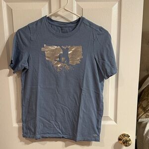 DSG Blue Tee with Silver Graphic